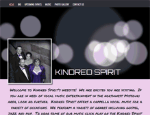 Tablet Screenshot of kindredspiritsings.com